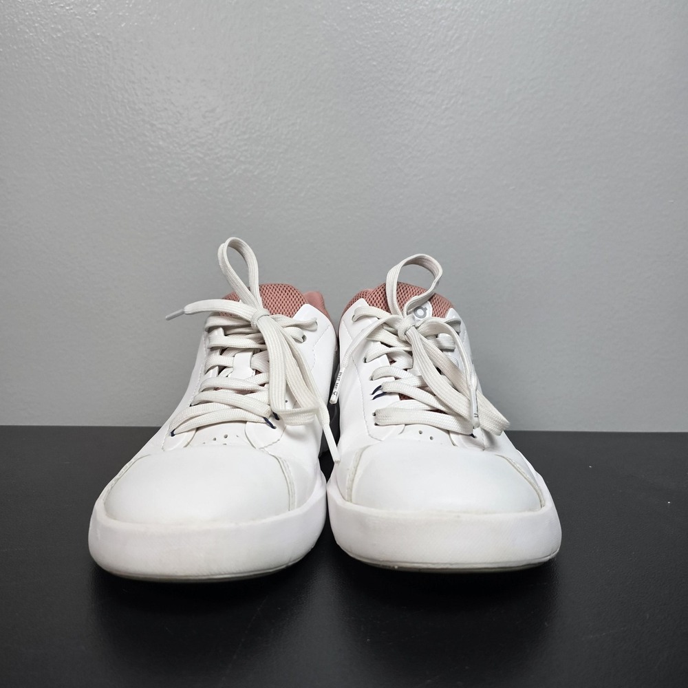 On Shoes Womens Size 8.5 White Rose THE ROGER Advantage Tennis Court Sneakers - Picture 3 of 9